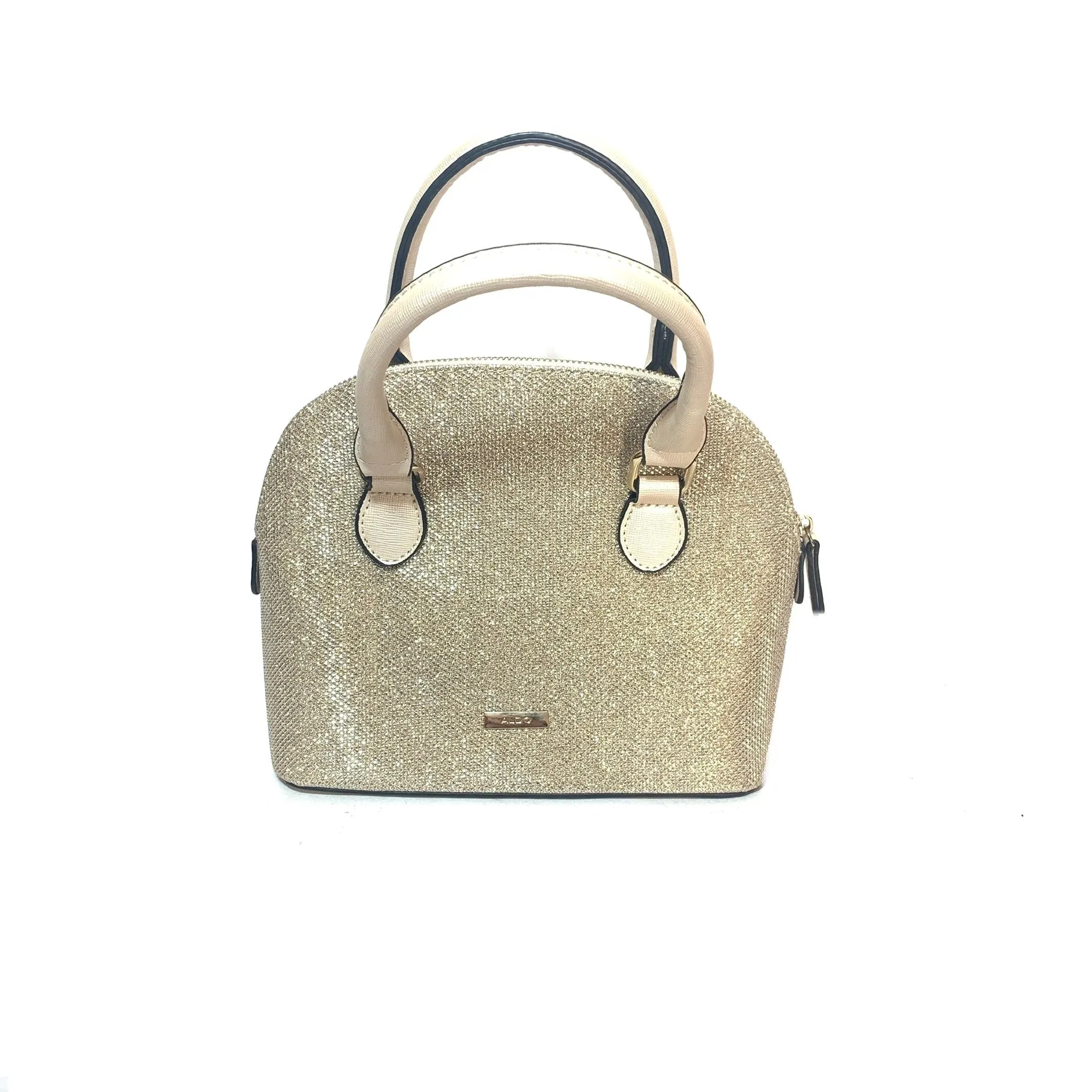 ALDO Gold Floral Satchel | Gently Used |