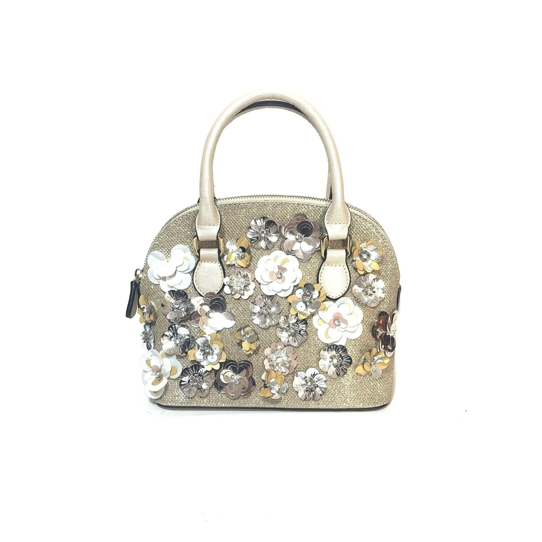 ALDO Gold Floral Satchel | Gently Used |