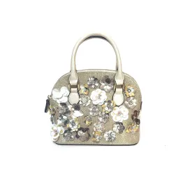 ALDO Gold Floral Satchel | Gently Used |