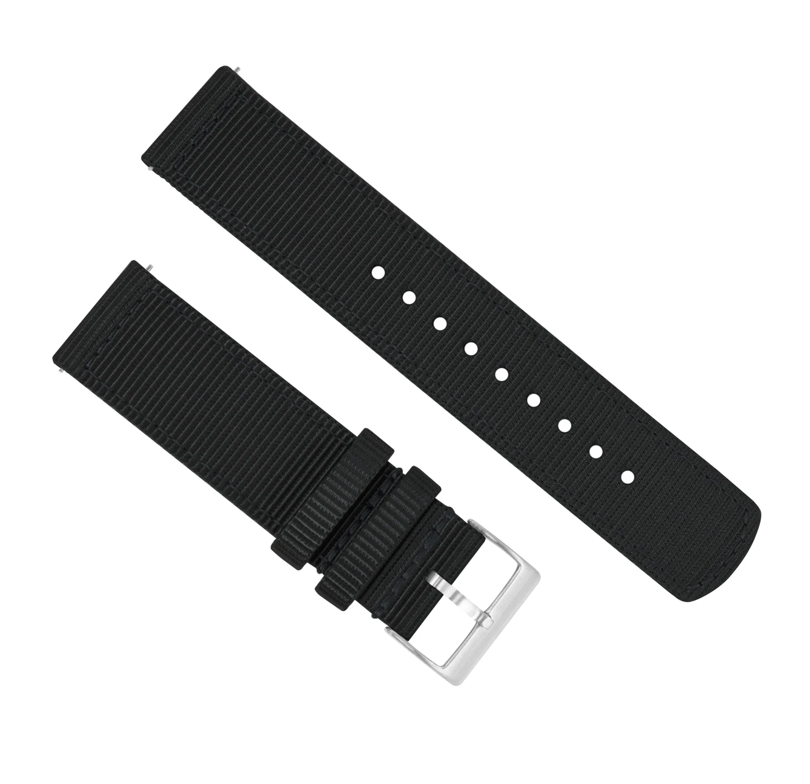 Amazfit Bip Two Piece NATO® Style Black Watch Band