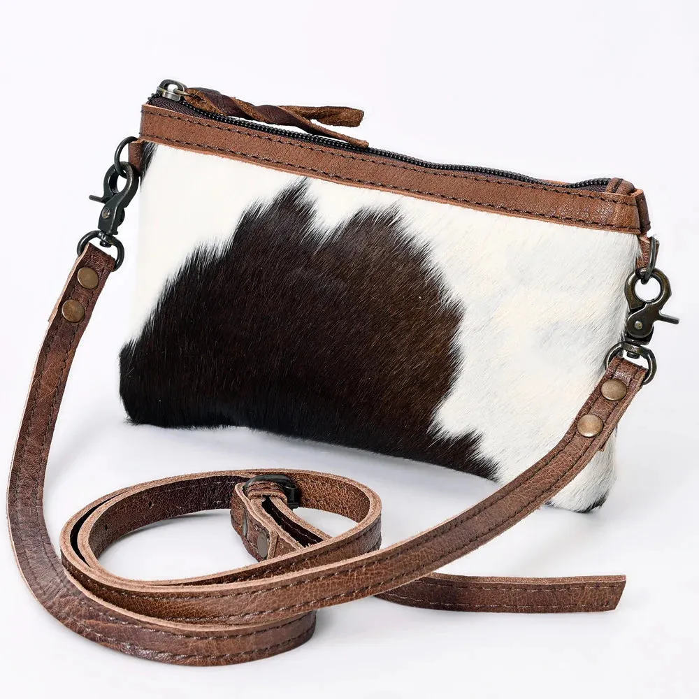 American Darling Brown and White Hide Mini Crossbody