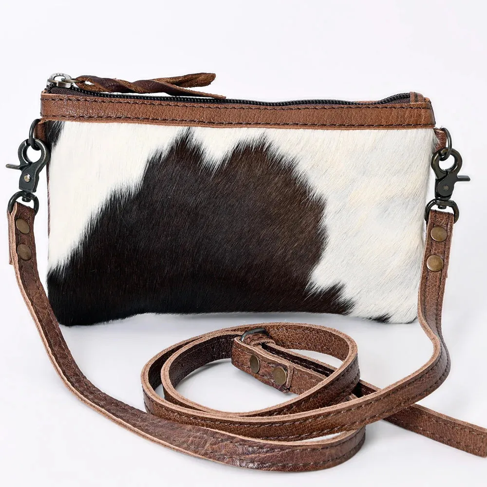 American Darling Brown and White Hide Mini Crossbody