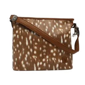 Angel Ranch Brown Deer Print Concealed Carry Tote Bag D330001002