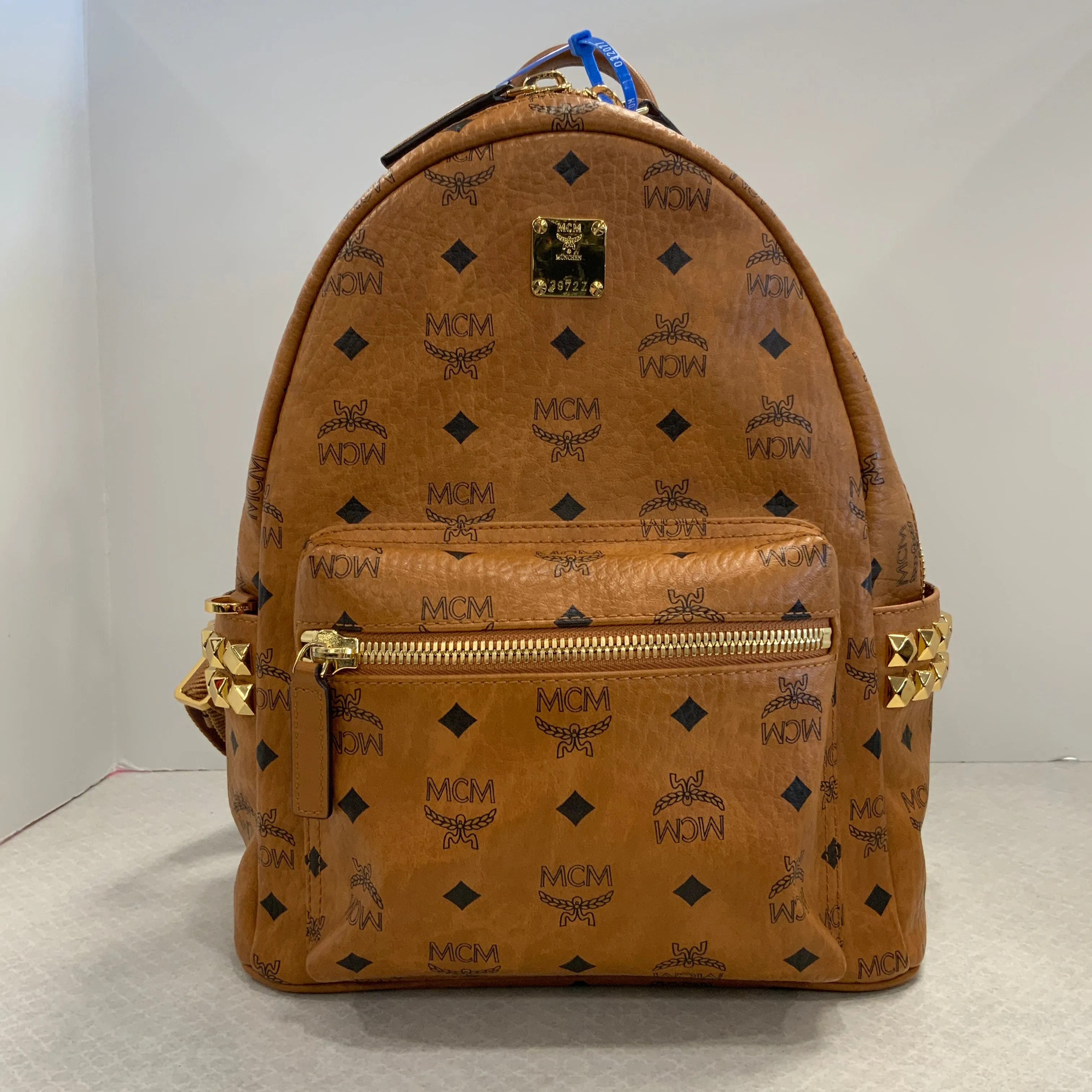 Backpack Designer By Mcm, Size: Medium