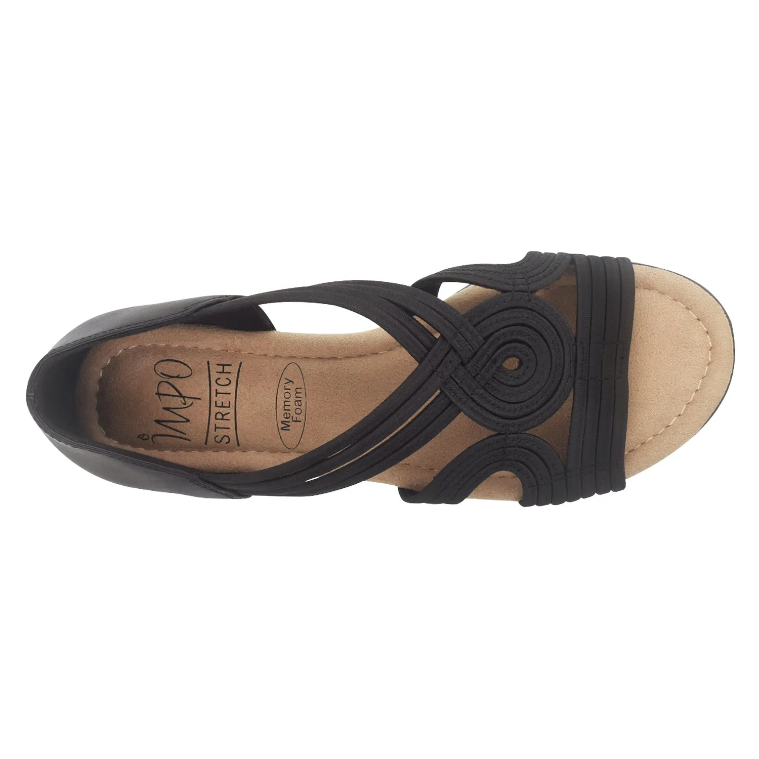 Bazra Stretch Elastic Sandal with Memory Foam