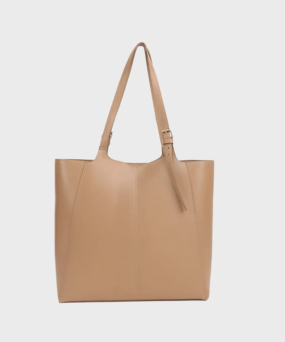 Beige Tote Bag