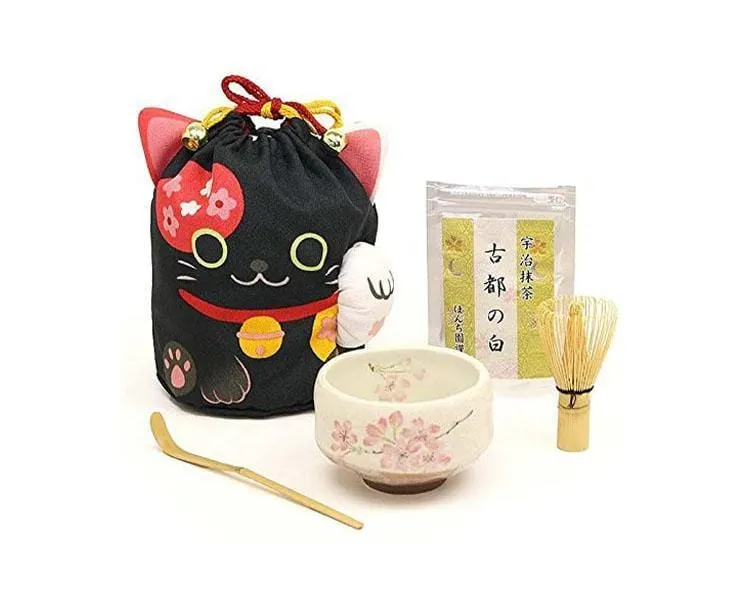 Black Cat Matcha Tea Set