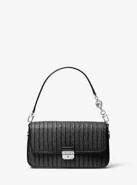 Bradshaw Small Pleated Logo Convertible Shoulder Bag