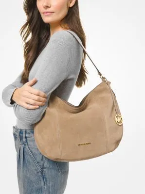 Brooke Large Suede Shoulder Bag