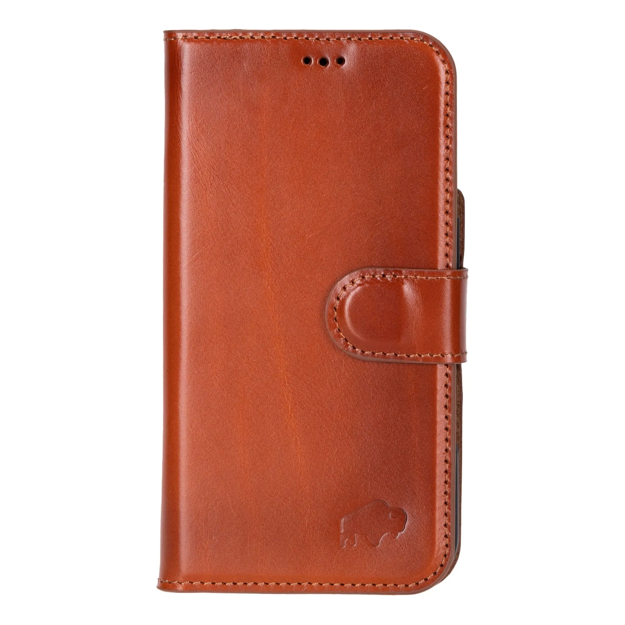 Carter iPhone 16 Wallet Case, Burnished Tan