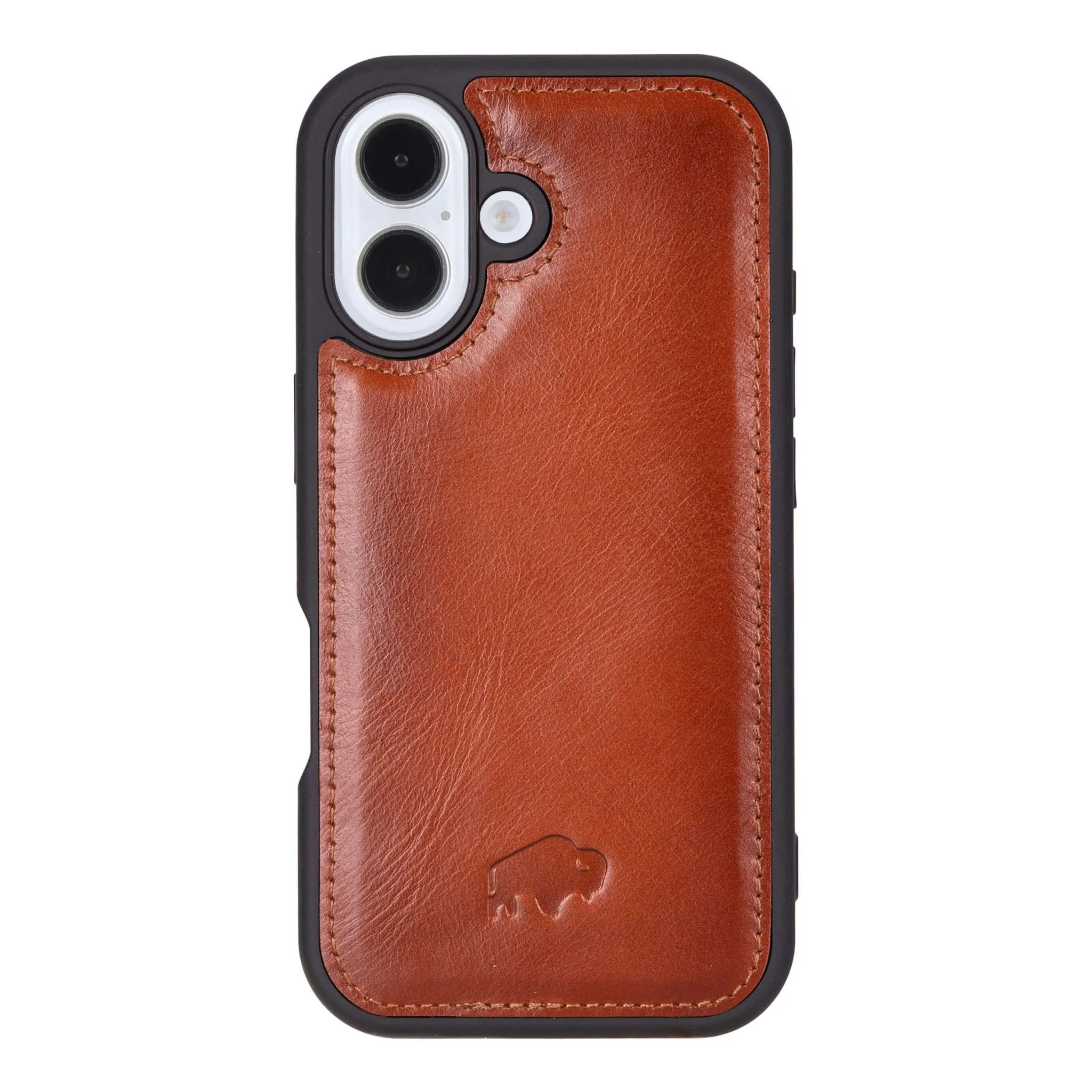 Carter iPhone 16 Wallet Case, Burnished Tan