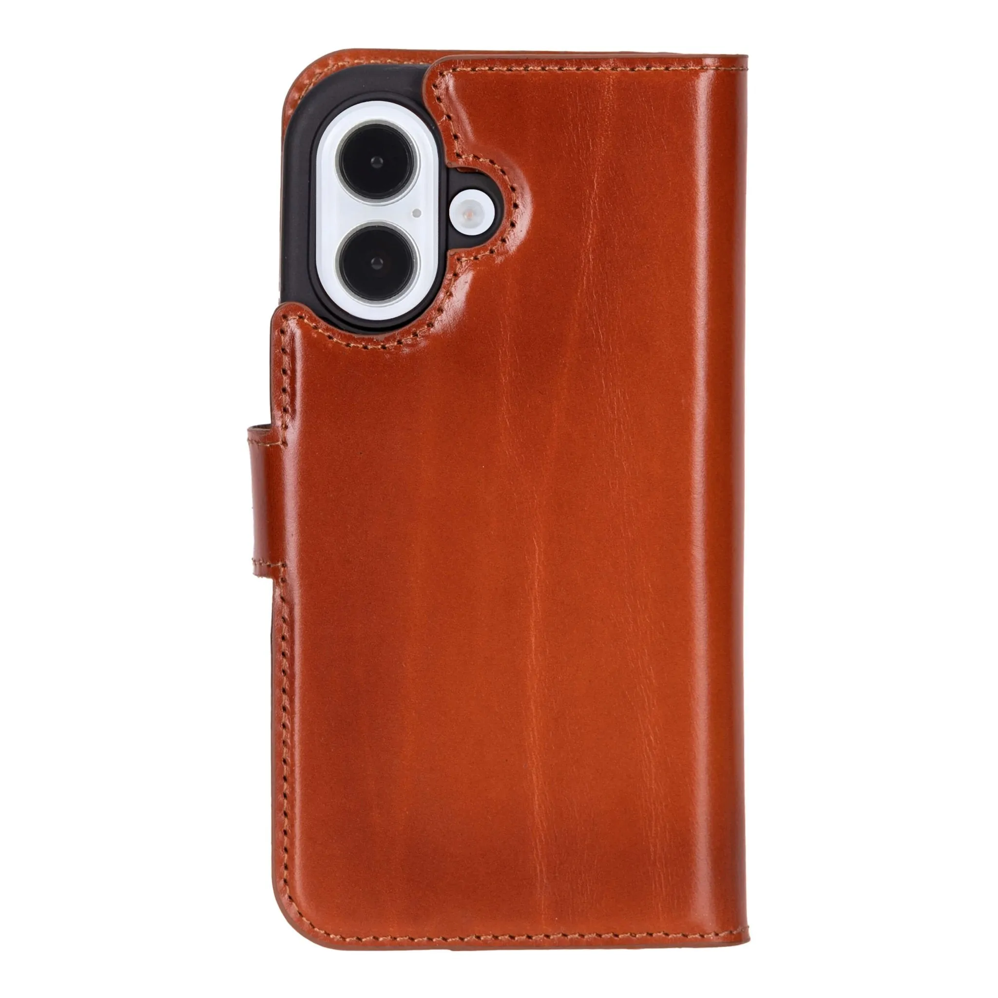 Carter iPhone 16 Wallet Case, Burnished Tan