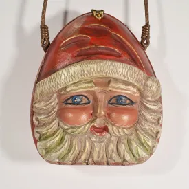 Carved Wood Santa Claus Handbag by Timmy Woods