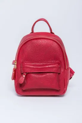 Cherry Red Mini Backpack