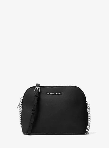 Cindy Large Saffiano Leather Crossbody Bag