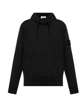 COMPASS-BADGE COTTON HOODIE