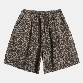 Drawstring Leopard Print | Shorts