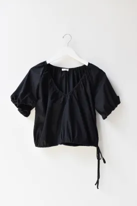 Drawstring Puff Top