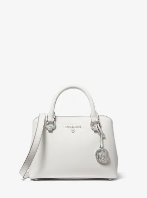 Edith Small Saffiano Leather Satchel