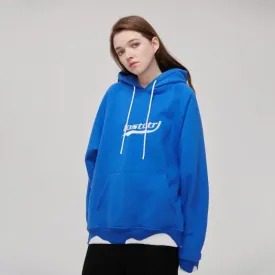 Embroidered Logo Drawstring Hoodie