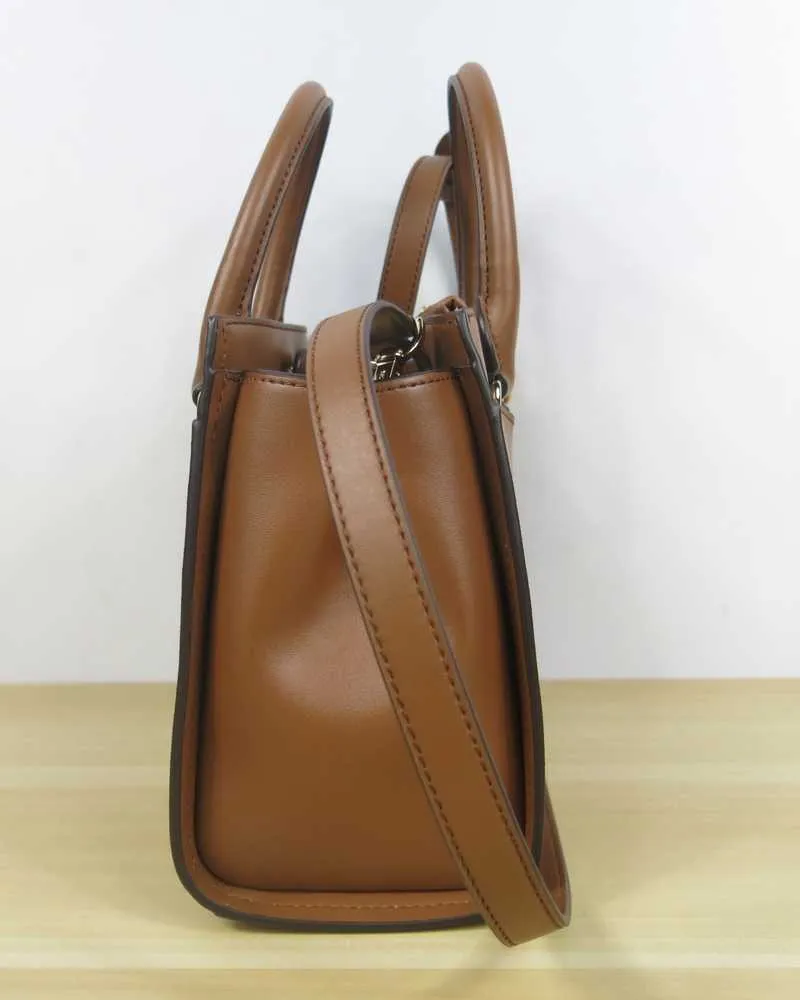 Everly Medium Saffiano Leather Satchel