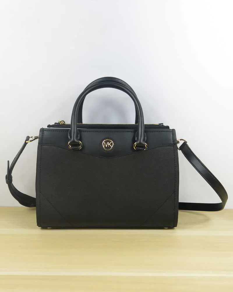 Everly Medium Saffiano Leather Satchel