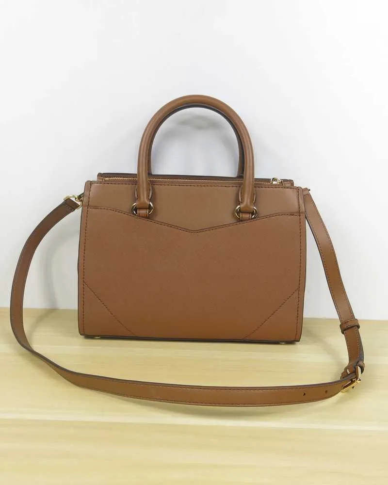 Everly Medium Saffiano Leather Satchel