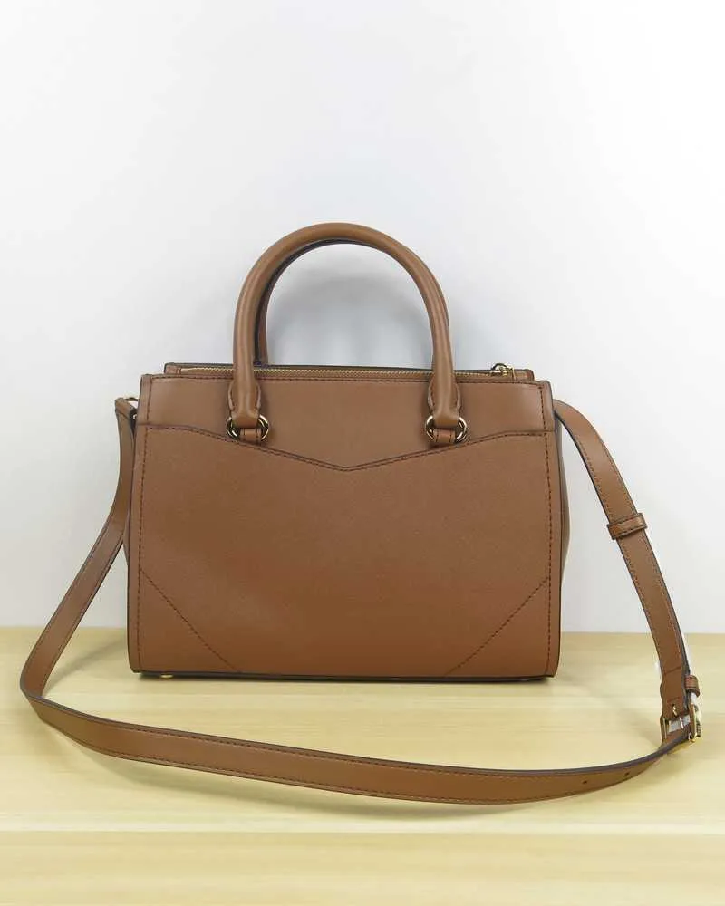 Everly Medium Saffiano Leather Satchel