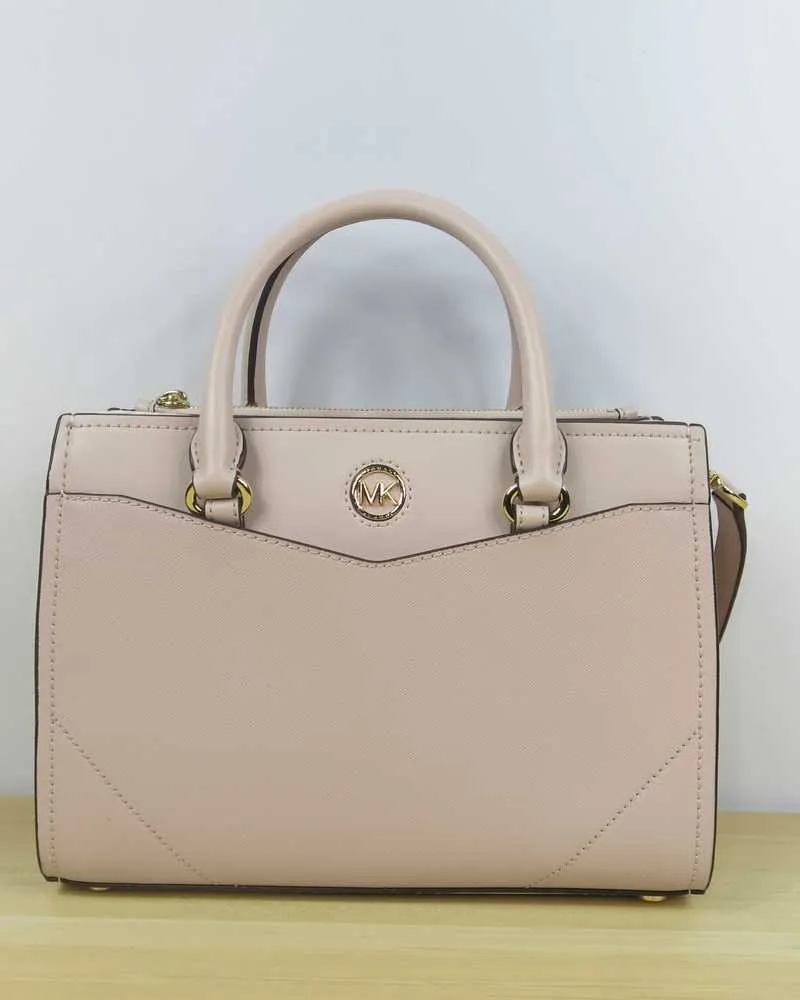 Everly Medium Saffiano Leather Satchel