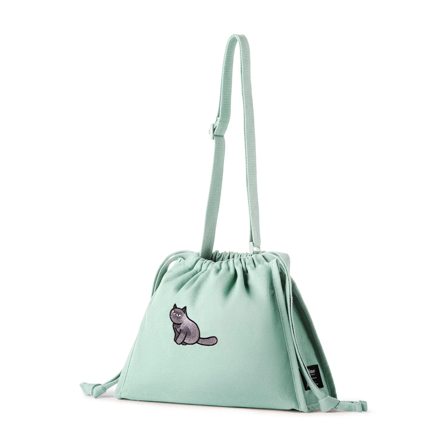 Furry Drawstring 37 - Mint