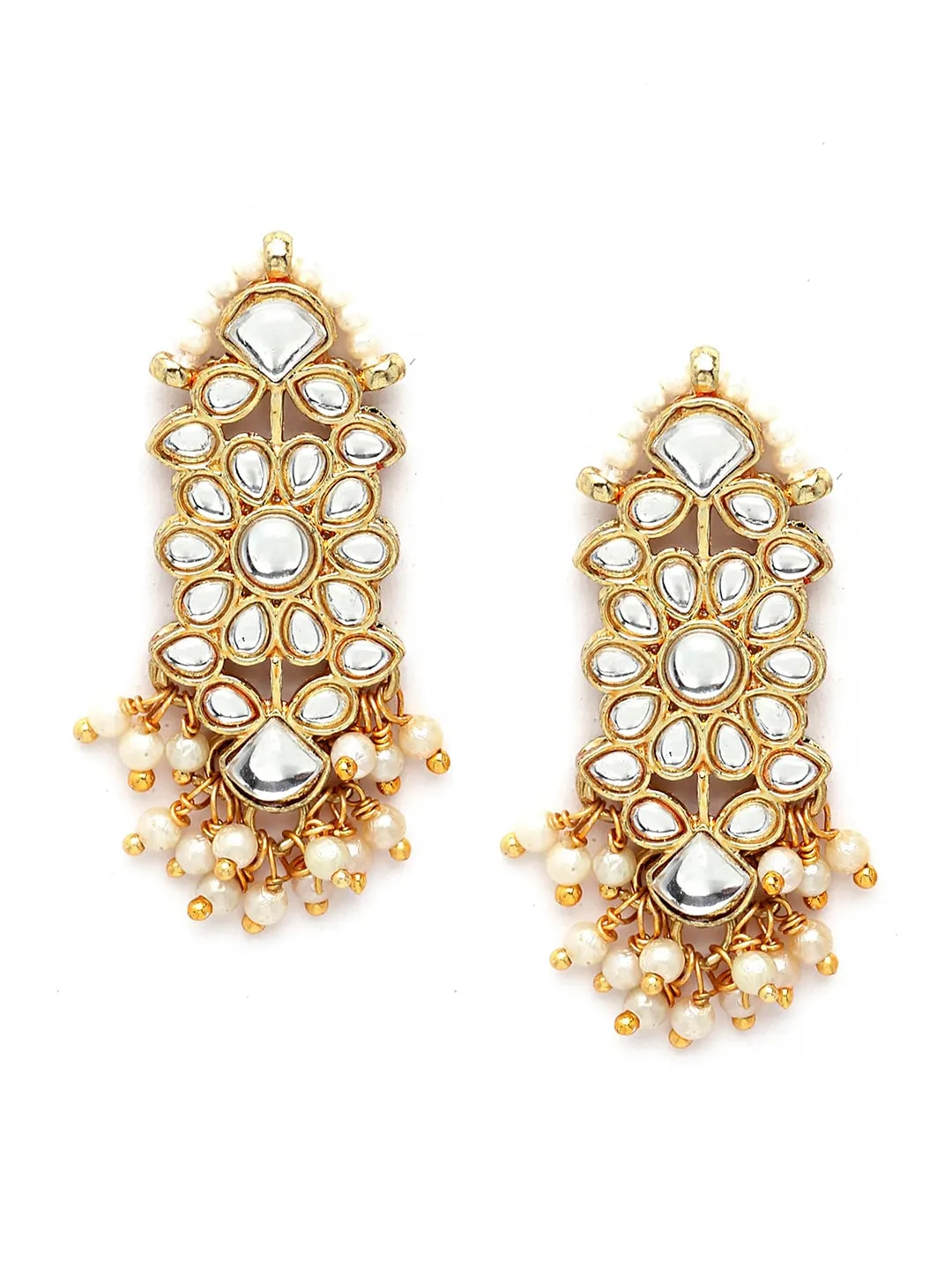 Gold-Plated Kundan Studded Choker Jewellery Set