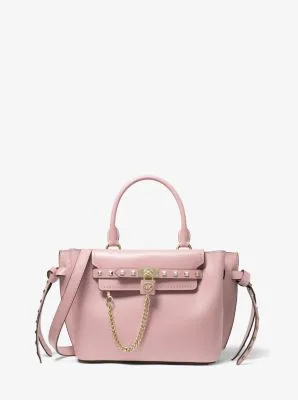 Hamilton Legacy Small Studded Leather Belted Satchel