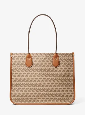 Heidi Large Logo Jacquard Tote Bag