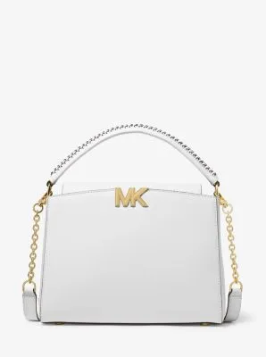 Karlie Medium Leather Satchel