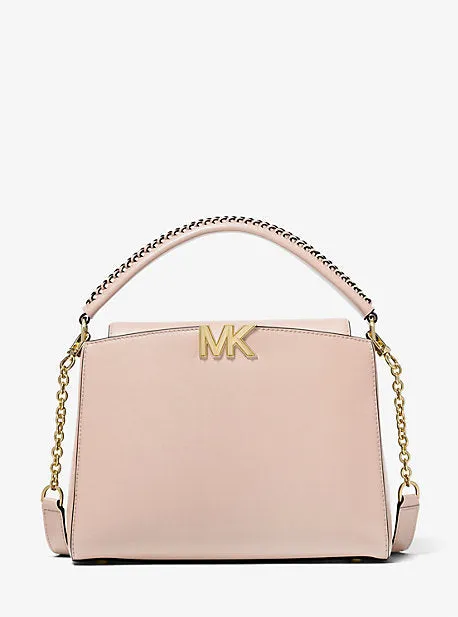 Karlie Medium Leather Satchel