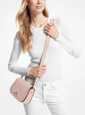 Lucie Small Pebbled Leather Crossbody Bag