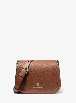 Lucie Small Pebbled Leather Crossbody Bag