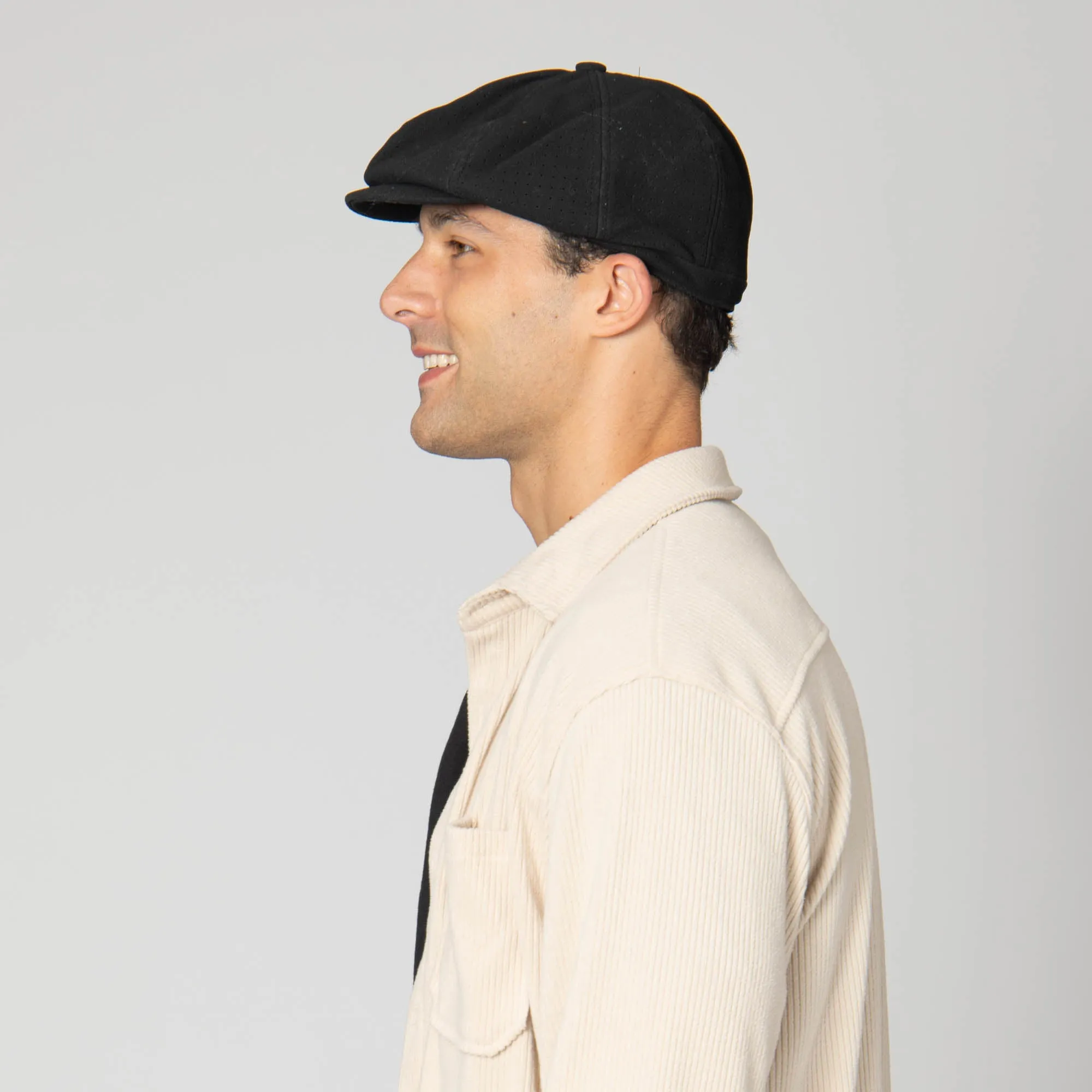 Men's Suede Newsboy Cap