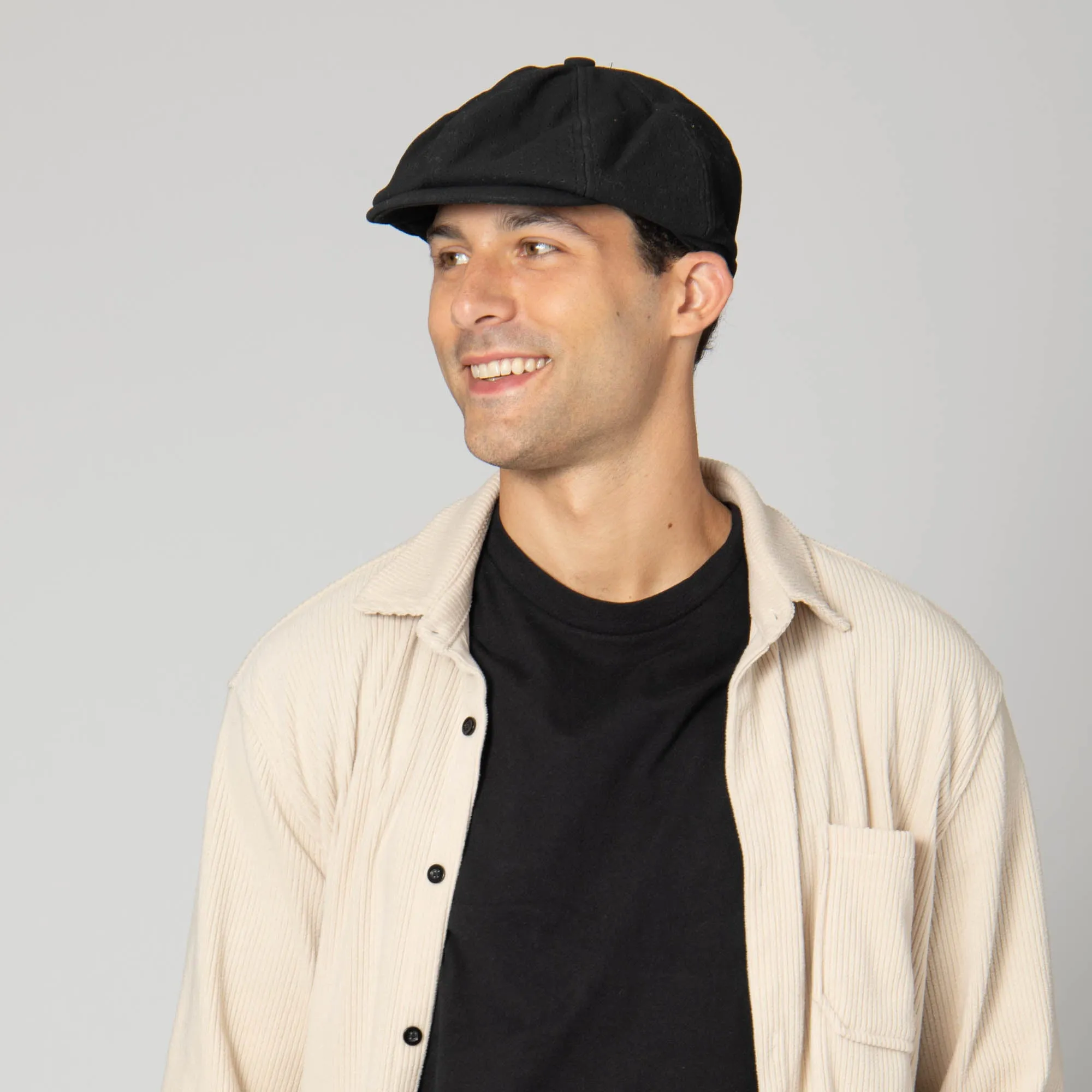 Men's Suede Newsboy Cap