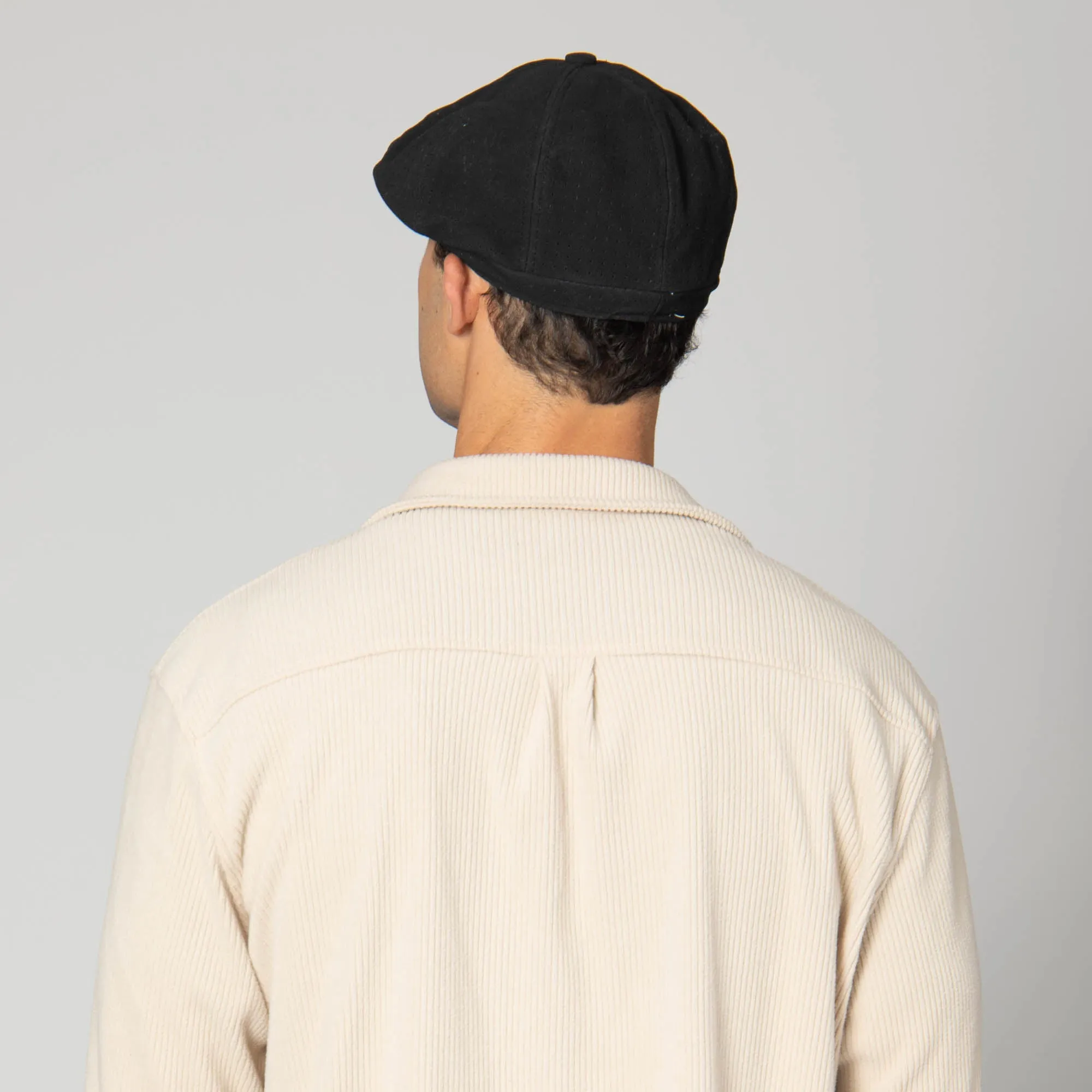 Men's Suede Newsboy Cap