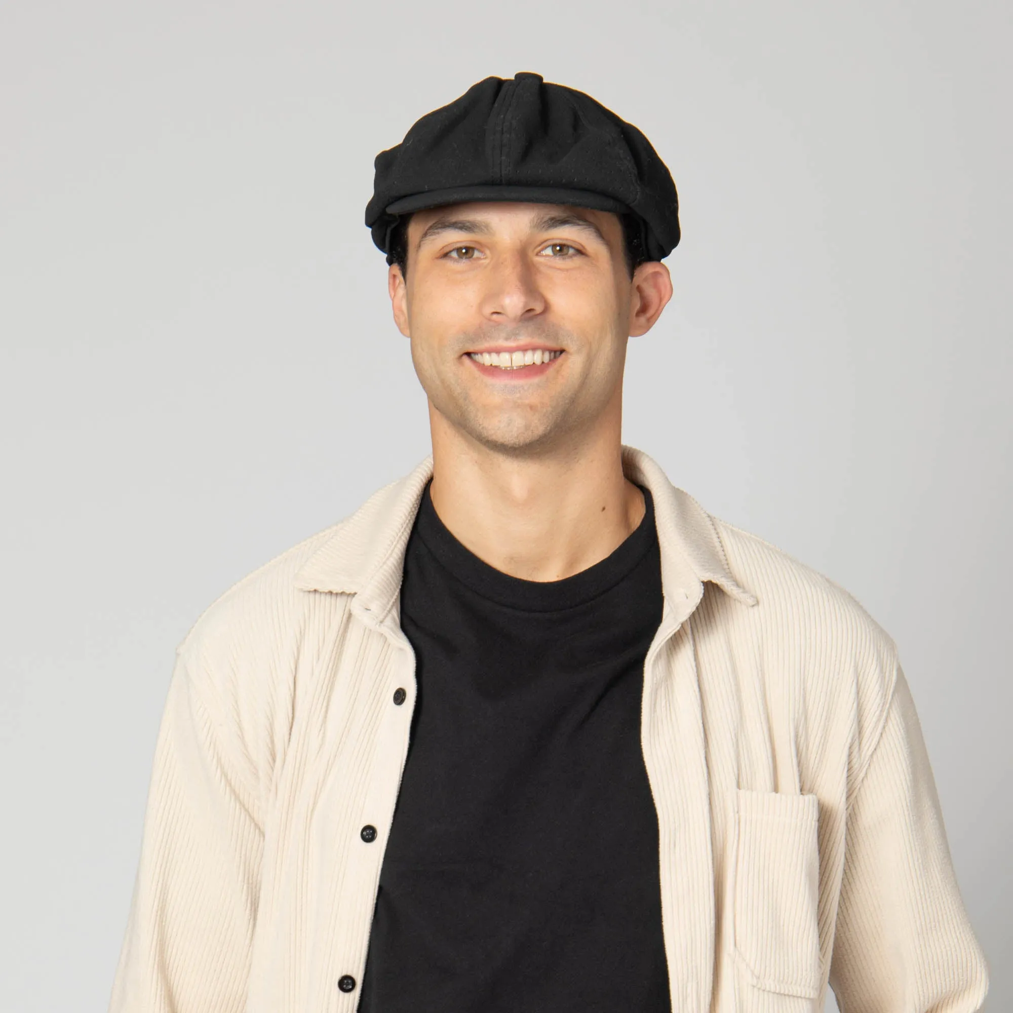 Men's Suede Newsboy Cap