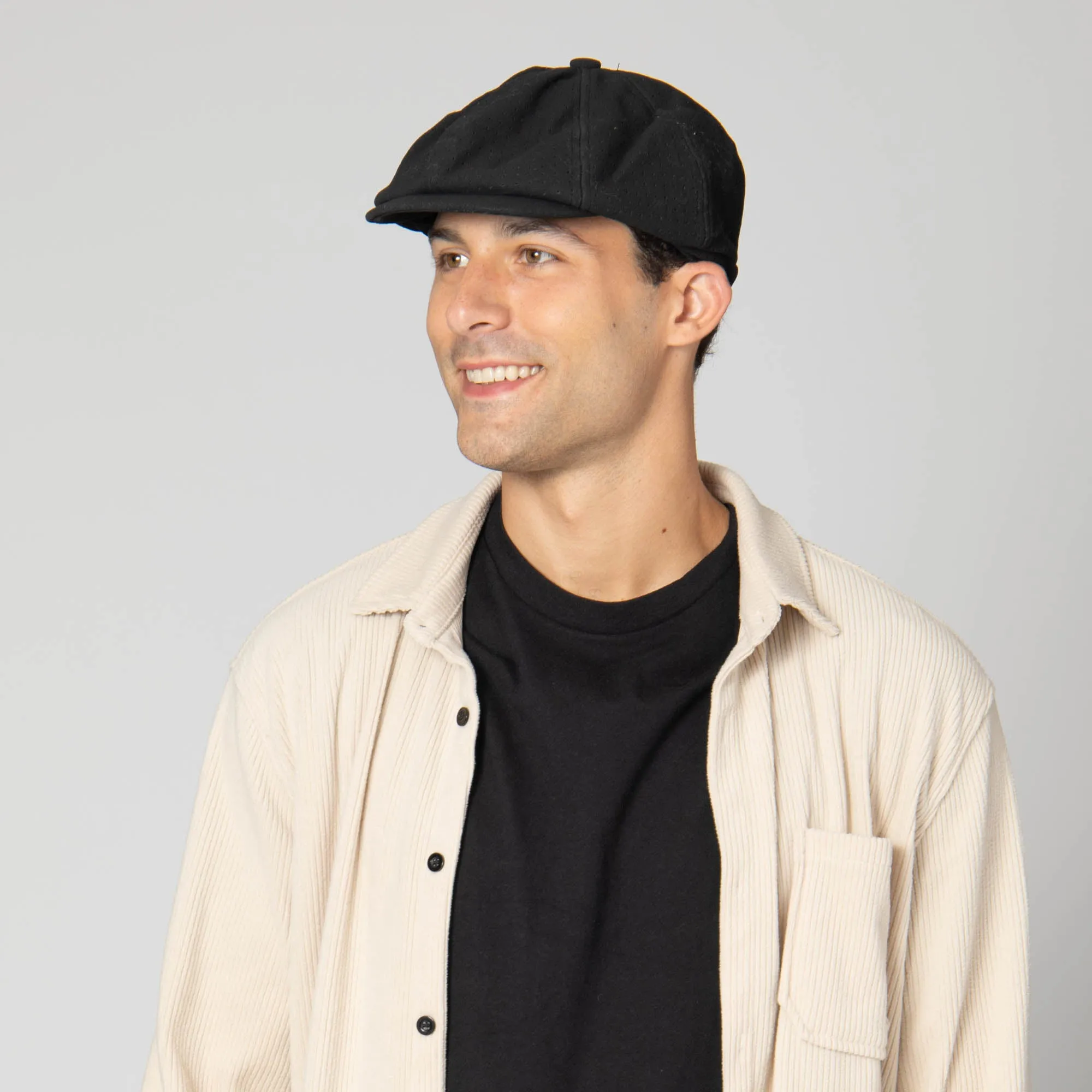 Men's Suede Newsboy Cap