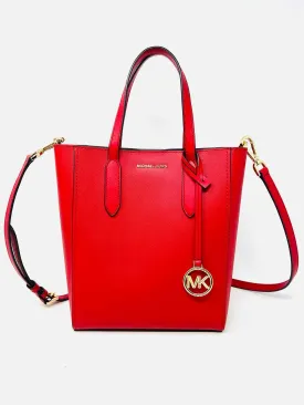 Michael Michael Kors Size S Red Saffiano Designer Satchel