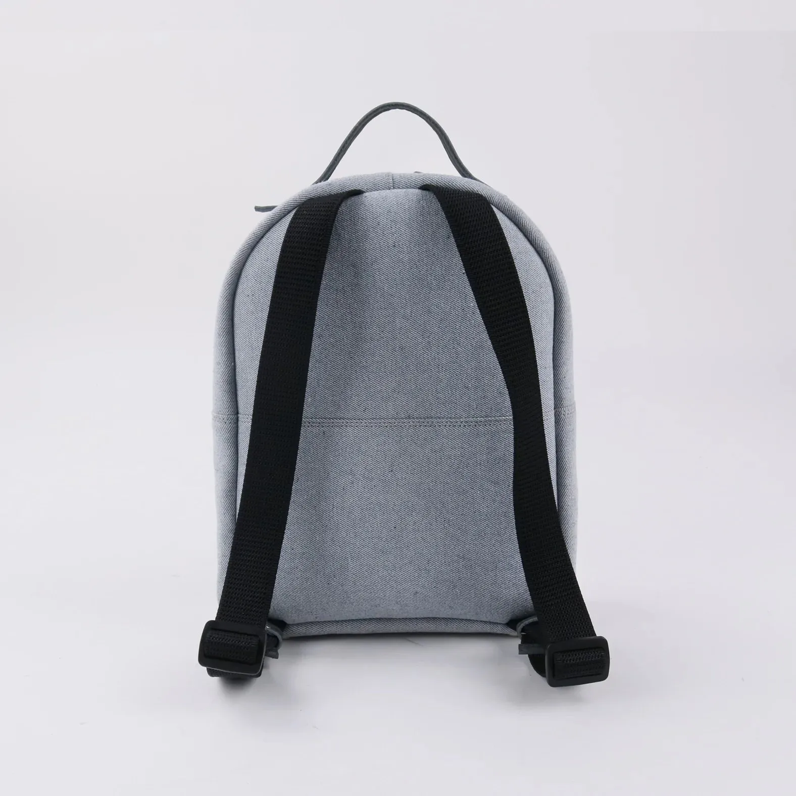 MK221601 - Upcycled Denim & Leather Backpack