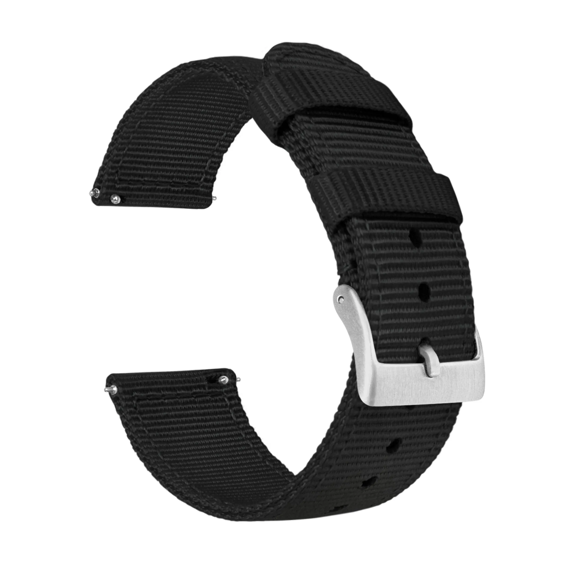 Mobvoi Ticwatch Two Piece NATO® Style Black Watch Band