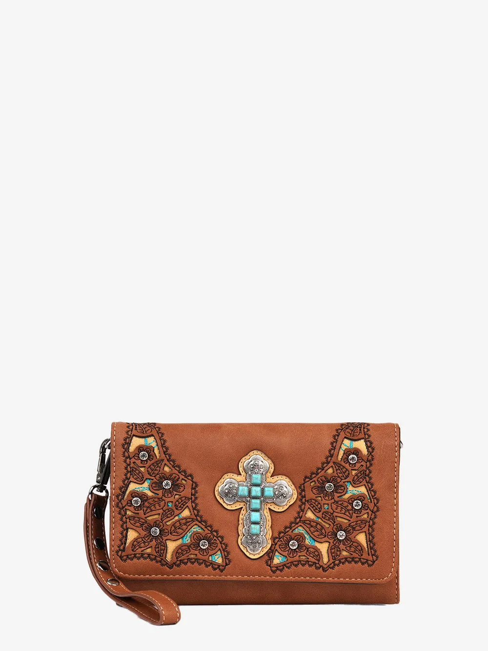 Montana West Spiritual Collection Crossbody Wallet