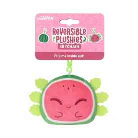 Plushiverse Alotl Watermelon Reversible Keychain