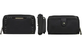 RAMPAGE Zip Around Wallet with Back Pocket for Smart Phone