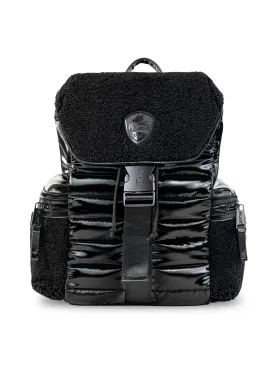 Shearling Puffy Backpack