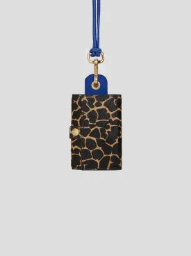 The Minis - 6 Key Holder in Giraffe leather